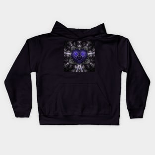 Blue steampunk Kids Hoodie